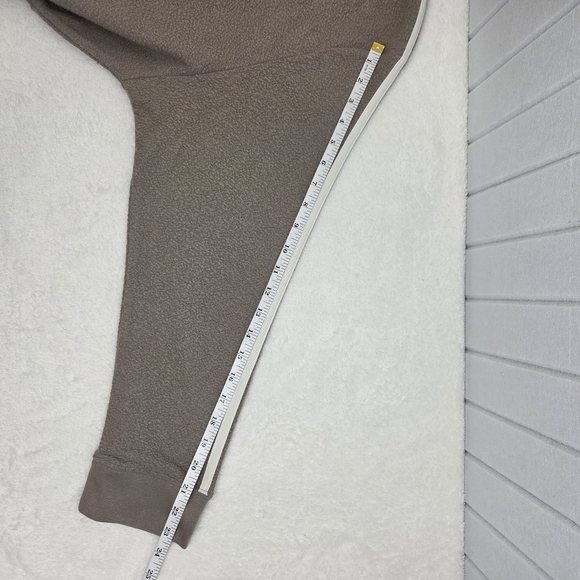 PINK Victoria's Secret Brown Fleece‎ Cropped Pullover XXL - Picture 5 of 11